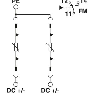 VAL-SEC-T2-2+0-120DC-FM – Protetor contra sobretensão tipo 2 – PHOENIX CONTACT
