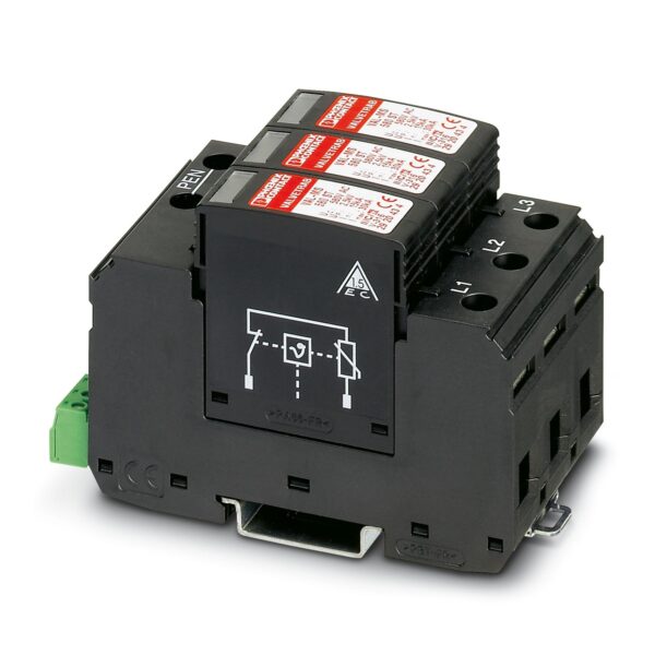 VAL-MS 580/3+0-FM - Protetor contra sobretensão tipo 2 - PHOENIX CONTACT