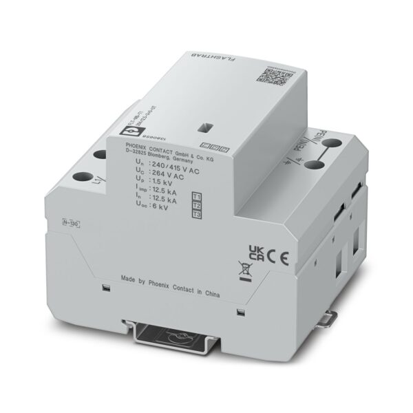 FLT-MB-T1-264/12.5-3+0-UT - Protetor contra raios e surtos combinado tipo 1+2+3 - PHOENIX CONTACT
