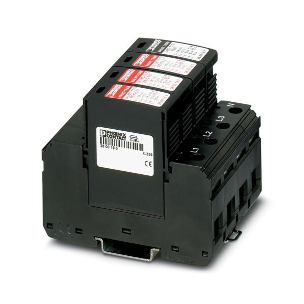 VAL-MS-T1/T2 335/12.5/3+1 - Dispositivo de proteção contra raios/surtos de tensão tipo 1/2 - PHOENIX CONTACT