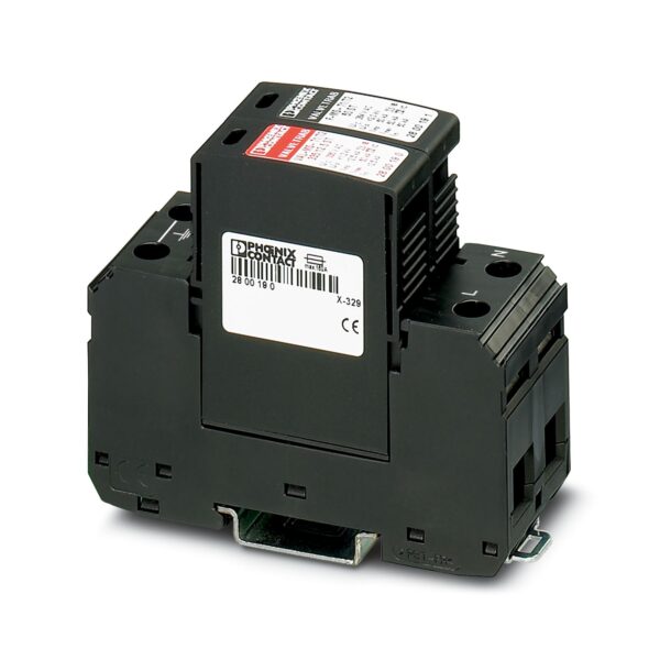 VAL-MS-T1/T2 335/12.5/1+1 - Dispositivo de proteção contra raios/surtos de tensão tipo 1/2 - PHOENIX CONTACT
