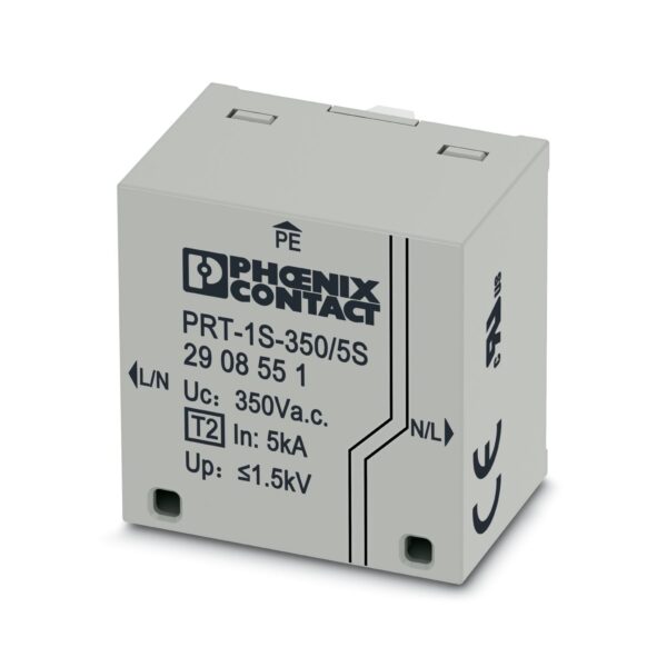 PRT-1S-350/5S - Protetor contra sobretensão tipo 2 - PHOENIX CONTACT - Uds./emb.: 10 unidade(s)