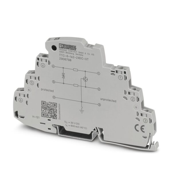TTC-6-1X2-24DC-UT - Dispositivo de proteção contra surtos - PHOENIX CONTACT
