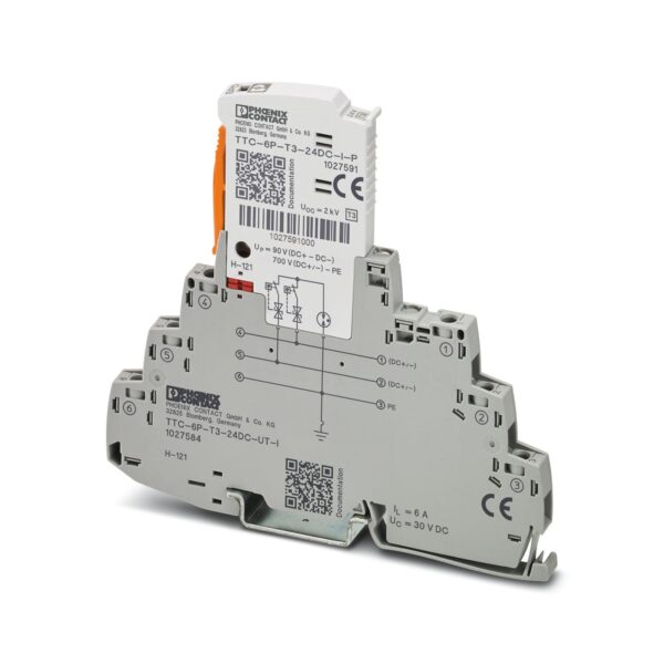 TTC-6P-T3-24DC-UT-I - Dispositivo de proteção contra surtos tipo 3 - PHOENIX CONTACT