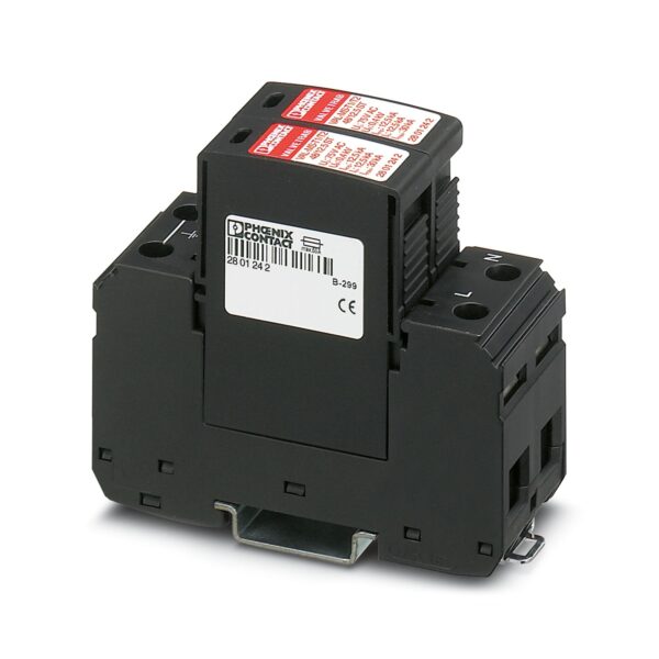 VAL-MS-T1/T2 48/12.5/1+1V - Dispositivo de proteção contra raios/surtos de tensão tipo 1/2 - PHOENIX CONTACT