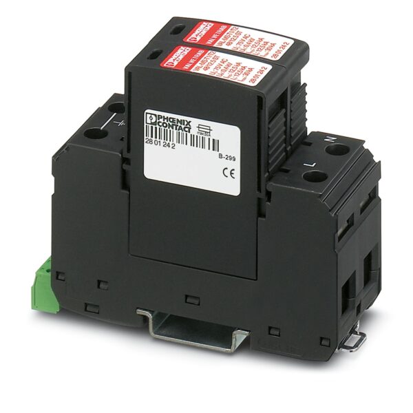 VAL-MS-T1/T2 48/12.5/1+1V-FM - Dispositivo de proteção contra raios/surtos de tensão tipo 1/2 - PHOENIX CONTACT