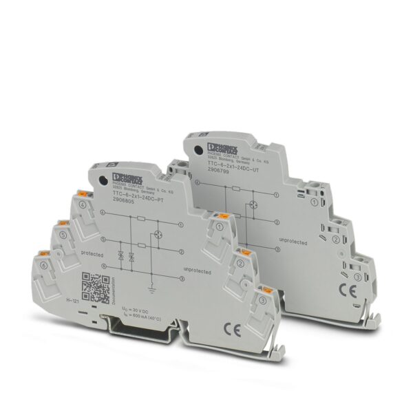 TTC-6-2X1-24DC-PT - Dispositivo de proteção contra surtos - PHOENIX CONTACT - Imagem 3