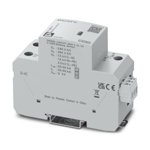 FLT-MB-T1-264/25-1+1-UT-R – Protetor contra raios e surtos combinado tipo 1+2+3 – PHOENIX CONTACT