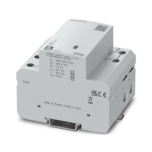 FLT-MB-T1-264/25-3+0-UT - Protetor contra raios e surtos combinado tipo 1+2+3 - PHOENIX CONTACT