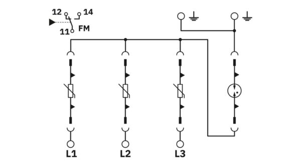 VAL-SPP-T2-440-3+0-VF-UT-R - Protetor contra sobretensão tipo 2 - PHOENIX CONTACT - Imagem 2