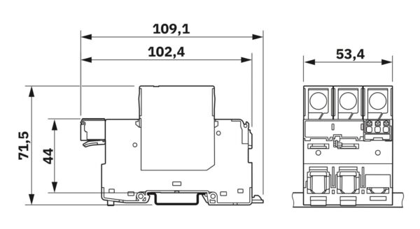 VAL-SPP-T2-440IT-3+0-UT-R - Protetor contra sobretensão tipo 2 - PHOENIX CONTACT - Imagem 4