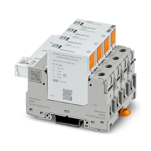 VAL-SPP-T2-385-3+1-UT-R - Protetor contra sobretensão tipo 2 - PHOENIX CONTACT