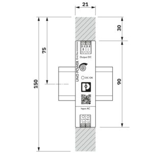 UNO2-PS/1AC/12DC/30W/PT – Fonte de alimentação – PHOENIX CONTACT