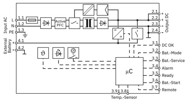 TRIO3-UPS/1AC/24DC/5 - Fonte de alimentação ininterrupta - PHOENIX CONTACT - Imagem 3