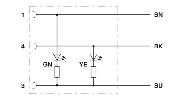 SAC-3P-10,0-PUR/M 8FR-2L - Cabo para sensor/atuador - PHOENIX CONTACT - Imagem 2