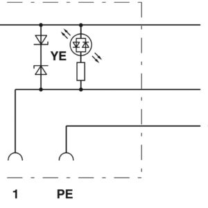 SAC-3P- 5,0-PUR/BI-1L-Z – Cabo para sensor/atuador – PHOENIX CONTACT