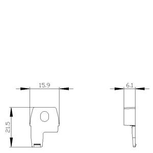 3ZY1311-0AA00 – Suportes de encaixe para montagem em parede de dispositivos SIRIUS em gabinetes de trilho de montagem padrão industrial – SIEMENS – Uds./emb.: 10 unidade(s)