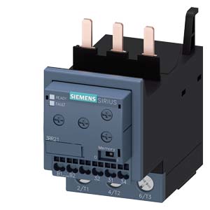 3RR2143-3AW30 – Relé de monitoramento, pode ser montado no contator 3RT2, tamanho S2 básico, ajuste analógico Monitoramento de corrente aparente 8…80 A, 50…60 Hz – SIEMENS