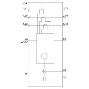 3RR2142-2AA30 – Relé de monitoramento, pode ser montado no contator 3RT2, tamanho S0 básico, ajuste analógico Monitoramento de corrente aparente 4…40 A, 50…60 Hz – SIEMENS