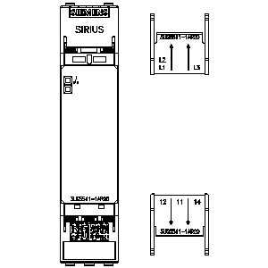 3UG5511-1AR20 – relé de monitoramento de sequência de fase 3x 160-690 V CA, 15-70 Hz 1 contato de comutação terminal de parafuso – SIEMENS