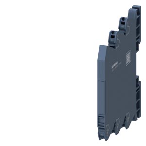 3RQ4018-2AB01 – acoplador de saída com relé integrado, 24 V CA/CC, 1 contato de comutação, terminal com mola (push-in), largura 6,2 mm, corrente térmica 6 A, banhado a ouro duro – SIEMENS – Uds./emb.: 10 unidade(s)