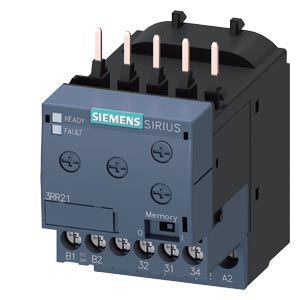 3RR2141-1AW30 – Relé de monitoramento, pode ser montado no contator 3RT2, tamanho S00 básico, ajuste analógico Monitoramento de corrente aparente 1,6-16 A, 20-400 Hz – SIEMENS