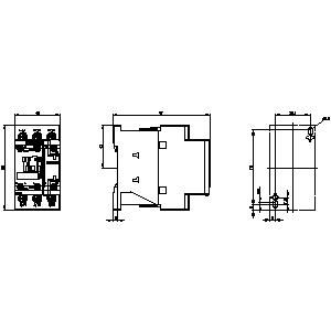 3RT2028-1AN20 – contator de potência, CA-3e/CA-3, 38 A, 18,5 kW / 400 V, de 3 polos, CA 220 V, 50/60 Hz, contatos auxiliares: 1 NA + 1 NF, conexão parafusada, tamanho da estrutura: S0 – SIEMENS