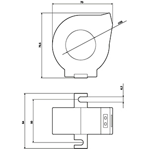 3UL2302-1A – Transformador de corrente residual para monitoramento de corrente residual Abertura da bucha 35 mm Corrente residual 30 mA…40 A – SIEMENS