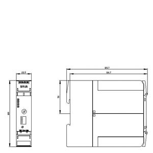 3SK1121-1CB41 - Relé de segurança SIRIUS ADV REL 2NA+2NA TV - SIEMENS - Imagem 2