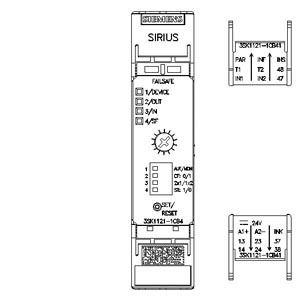 3SK1121-1CB41 - Relé de segurança SIRIUS ADV REL 2NA+2NA TV - SIEMENS - Imagem 3
