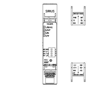 3SK1120-1AB40 - Relé de segurança SIRIUS Unidade básica Série avançada - SIEMENS - Imagem 2