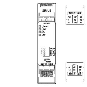 3SK1121-1AB40 - Relé de segurança SIRIUS ADV RELAYS 3NA+1NF - SIEMENS - Imagem 3