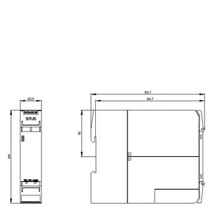 3SK1230-1AW20 – Relé de segurança SIRIUS Fonte de alimentação para série 3SK1 Advanced Us = 110-240 V AC/DC terminal de parafuso – SIEMENS