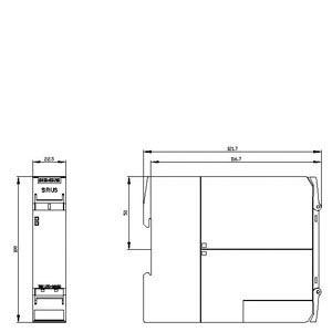 3SK1230-2AW20 – Relé de segurança SIRIUS Fonte de alimentação para série 3SK1 Advanced Us = 110-240 V CA/CC Terminal tipo mola (push-in) – SIEMENS