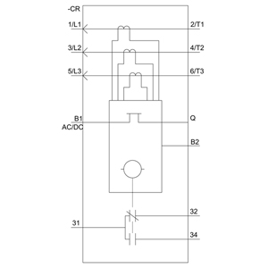 3RR2241-2FA30 – Relé de monitoramento, pode ser montado no contator 3RT2, tamanho padrão S00, ajustável digitalmente Monitoramento de corrente aparente/ativa 1,6-16 A, 20-400 Hz – SIEMENS