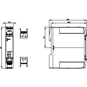 3RQ1000-2GW00 – Relé de acoplamento de manobra positiva em caixa industrial – SIEMENS