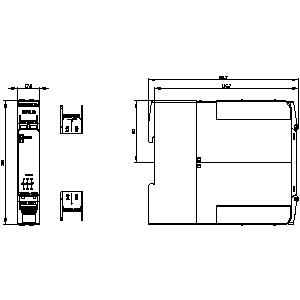 3RQ1000-2GB00 - Relé de acoplamento de manobra positiva em caixa industrial - SIEMENS - Imagem 2
