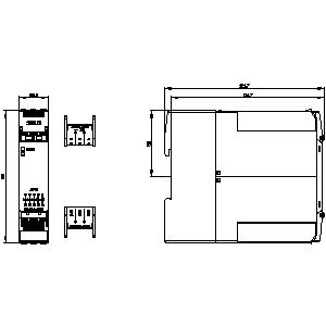 3RQ1000-1LB00 - Relé de acoplamento acionado positivamente em gabinete industrial 4 contatos NA / 1 contato NF 24 V DC SIL 2 / PL c terminal de parafuso - SIEMENS - Imagem 2
