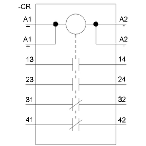 3RQ1000-1HW00 - Relé de acoplamento acionado positivamente em gabinete industrial 2 contatos NA / 2 contatos NF 24 V a 240 V CA/CC SIL 2 / PL c Terminais de parafuso - SIEMENS - Imagem 4