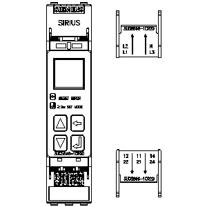 3UG5616-1CR20 – relé de monitoramento ajustável digitalmente falha de fase, sequência de fase, assimetria, frequência, monitoramento de sobretensão e subtensão 3x 90-690 V CA, 15-70 Hz 2 contatos de comutação terminal de parafuso – SIEMENS