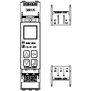 3UG5618-2CR21 – relé de monitoramento ajustável digitalmente falha de fase, sequência de fase, assimetria, frequência, monitoramento de sobretensão e subtensão com correção de sequência de fase 3x 90-690 V CA, 15-70 Hz 2 contatos de comutação terminal de mola SIL 1/PL c – SIEMENS