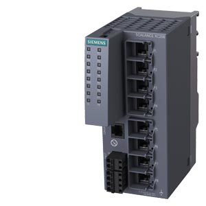 6GK5208-0BA00-2AC2 – Switch IE de camada 2 gerenciável SCALANCE XC208; certificado IEC 62443-4-2; 8 portas RJ45 10/100 Mbit/s; 1 porta de console – SIEMENS