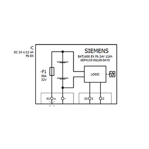 6EP4135-0GL00-0AY0 - SITOP BAT1600/Módulo de bateria/24V/12AH/EX - SIEMENS - Imagem 4