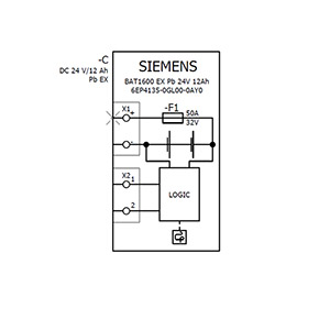 6EP4135-0GL00-0AY0 - SITOP BAT1600/Módulo de bateria/24V/12AH/EX - SIEMENS - Imagem 5