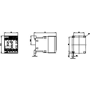 3RH2122-1BG40 - contator auxiliar, 2 NA + 2 NF, 125 V CC, terminal com parafuso, tamanho da estrutura S00 - SIEMENS - Imagem 5