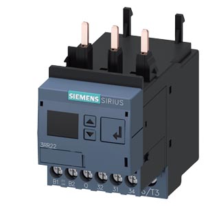 3RR2242-1FW30 – Relé de monitoramento, pode ser montado no contator 3RT2, tamanho S0 padrão, ajustável digitalmente Monitoramento de corrente aparente/ativa 4…40 A, 20…400 Hz – SIEMENS