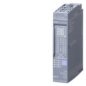6ES7134-6GF00-0AA1 – SIMATIC ET 200SP, Módulo de entrada analógica, AI 8XI 2-/4 fios básico, adequado para BU tipo A0, A1, Código de cor CC01, Diagnóstico do módulo, 16 bits – SIEMENS