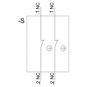 3SU1400-1AA10-3EA0 – Módulo de contato 2NC – SIEMENS