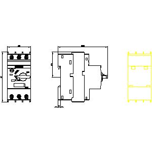 3RV2011-1BA10 - CONEXÃO DE PARAFUSO DO DISJUNTOR 2A - SIEMENS - Imagem 4
