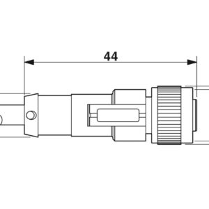 SAC-4P- 2,0-PUR/M12FS – Cabo para sensor/atuador – PHOENIX CONTACT